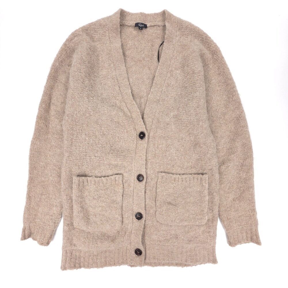 RAILS Alpaca Wool Oslo Sweater Hazel Oversized Cardigan Lagenlook Boho Minimal